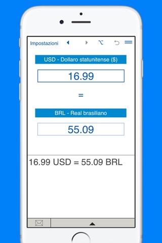 US Dollar to Brazilian Real and Brazilian Real to Dollar US price and currency converter screenshot 2