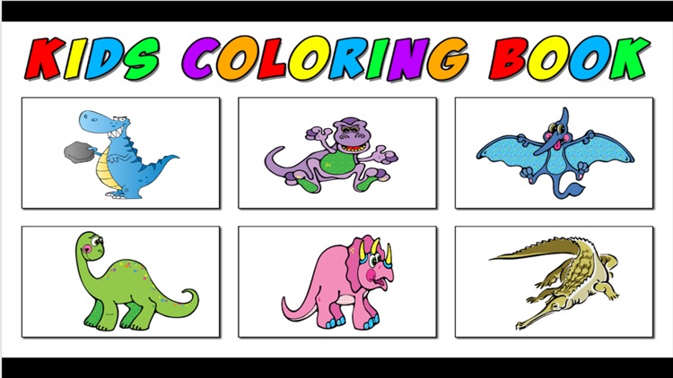 jurassic coloring book -  dinosaur games Learning Book for Kids