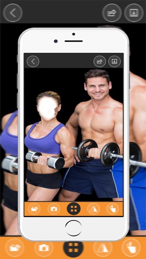 Fitness Girl  Body Photo montage App-Wom