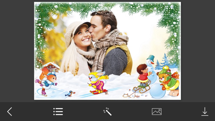 Winter Photo Frame - Free Pic and Photo Filter screenshot-3