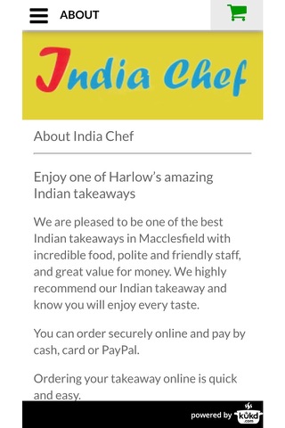 India Chef Indian Takeaway screenshot 4