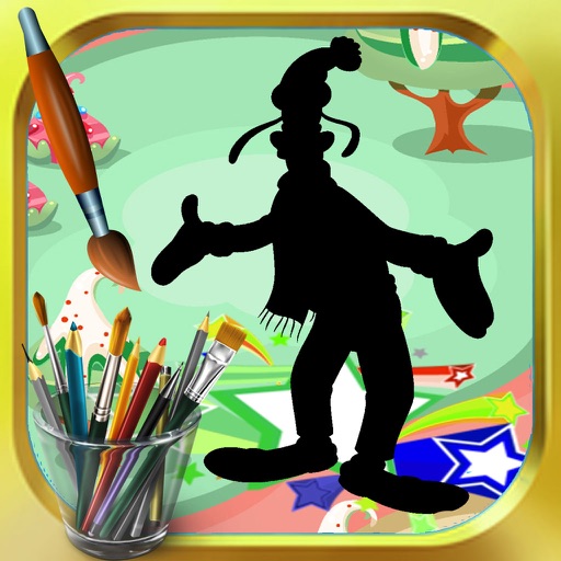 Painting Book Hd Goofy Cast Edition icon