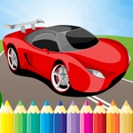 Super Car Coloring Book - Vehicle drawing for kid free game Paint and color games HD for good kid