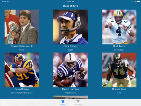 Pro Football Hall of Famers - náhled