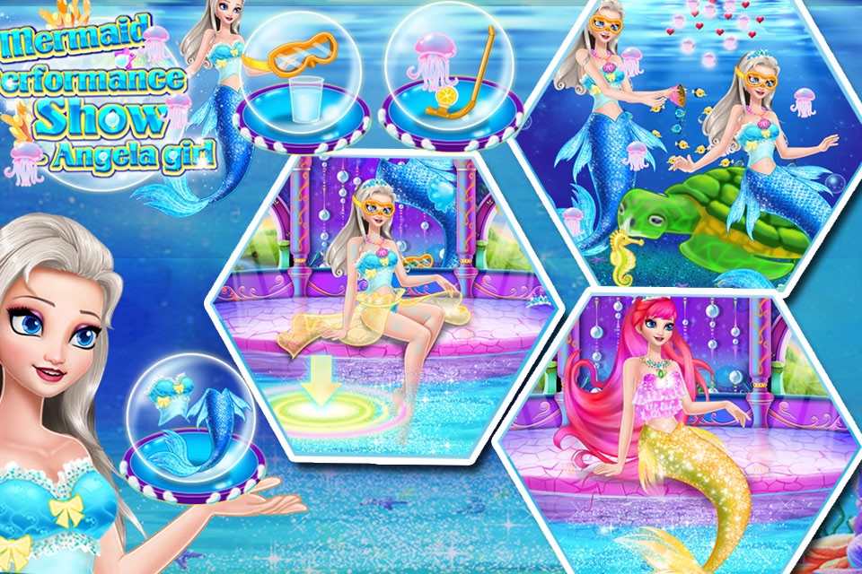 Princess Angela Mermaid Performance Show screenshot 2
