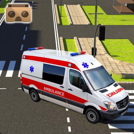 VR Real Ambulance Parking Mania Pro - city rescue simulation game 2016 iOS App