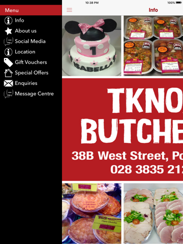 Screenshot of TKnox Butchers