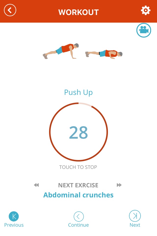 seven minutes exercises & workout -- get fit quick with high intensity interval training screenshot 2