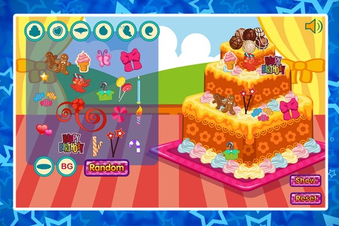 Birthday cake decoration screenshot 2