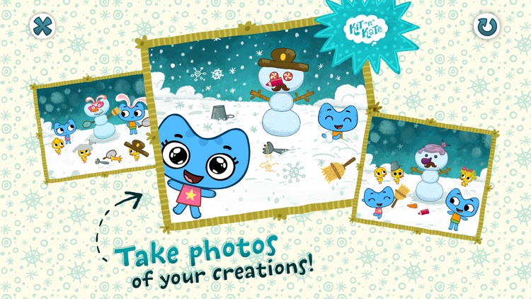 Kit^n^Kate Let's Build a Snowman screenshot-4
