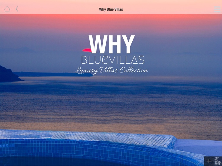 Blue Villas Collection Mykonos Santorini for iPad screenshot-4