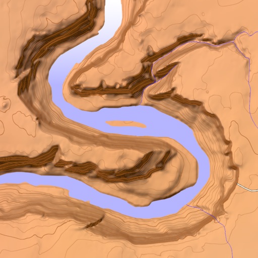 Scenic Map Western Canada