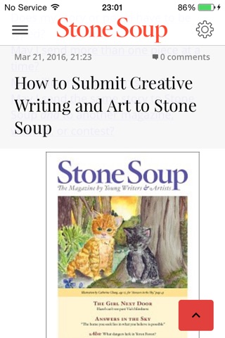 Stone Soup Magazine screenshot 3