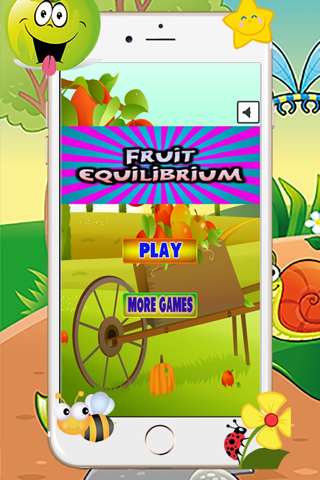 Fruit Brick Stack Equilibrium Game - The Diversion Of Physics Education screenshot 3