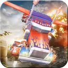 Flying Truck & Tank Air Attack - All in One Flying Train, Flying Tank & Flying Truck In this Jet flight Simulator Game