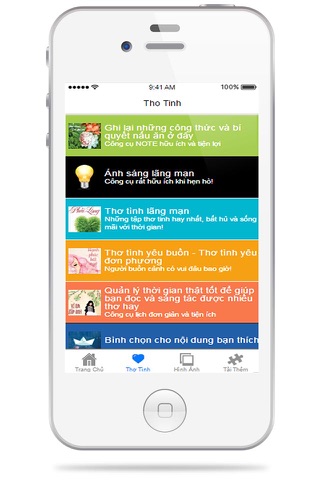 Tuyển tập Thơ Tình Yêu Hay VN! screenshot 2