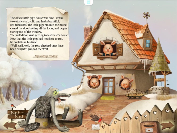 Three Little Pigs Today. Animated book for toddlers. screenshot-4
