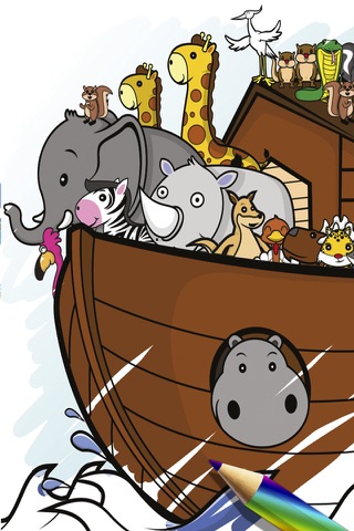 Children's Bible coloring book for kids - Pro screenshot 3