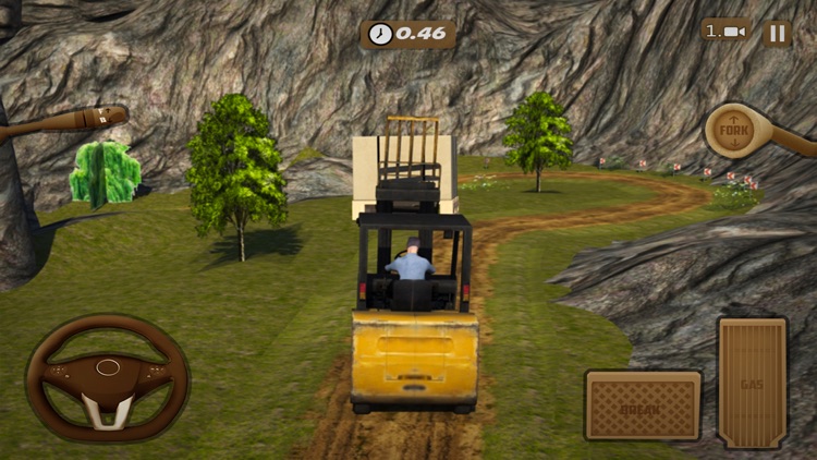 Extreme Cargo Transport Truck Driver & Forklift Crane Operator Game