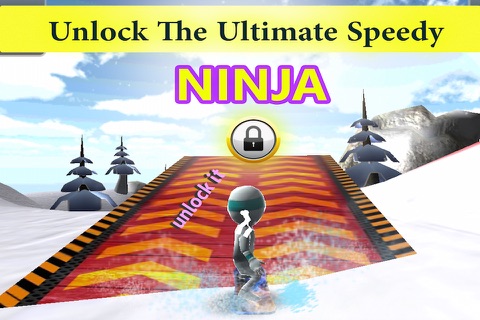 Super ninja snowboard 2016 : new free Snowboarding running & jumping game For Family Adult’s & Boy’s & Girl’s & Kid’s ninja Challenge screenshot 3