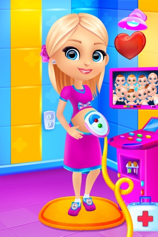 Octuplets Baby Story - Babies & Mommy Games for Girls screenshot 2