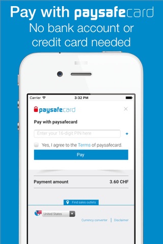 Mobile Top-Up with paysafecard in Europe - Safemoni is the easiest way to Recharge Prepaid Mobile Phones screenshot 3