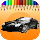 Los coches para colorear libro: Juegos de Aprendizaje Educativo Para Niños y Adolescentes icon