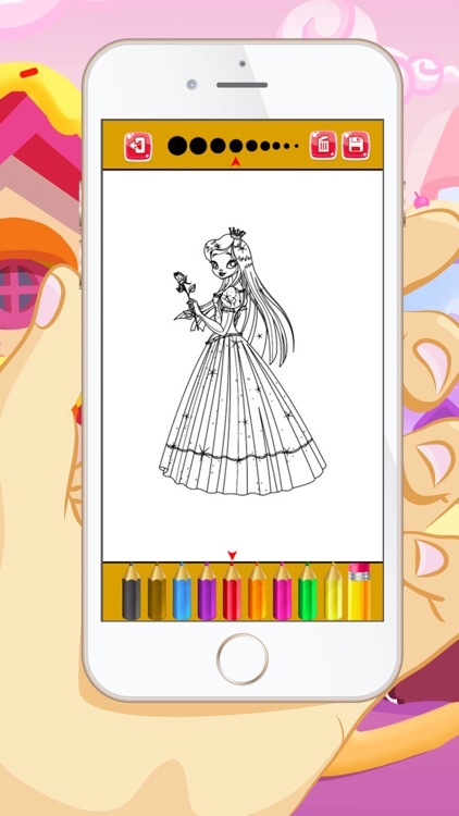 Princess Coloring Book -  Educational Color and  Paint Games Free For kids and Toddlers