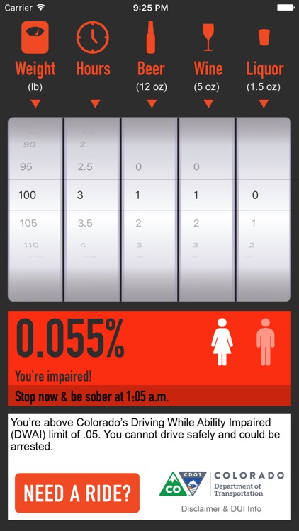 R-U-Buzzed? BAC Calculator