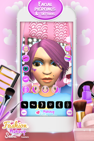 Fashion Makeup Salon Games 3D: Celebrity Makeover and Beauty Studio Game screenshot 4