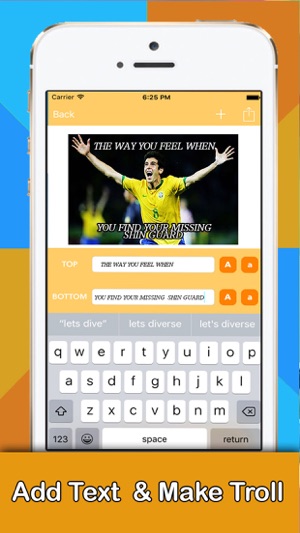 Meme Creator for Euro 2016 - Make your own meme with Top Sup(圖3)-速報App