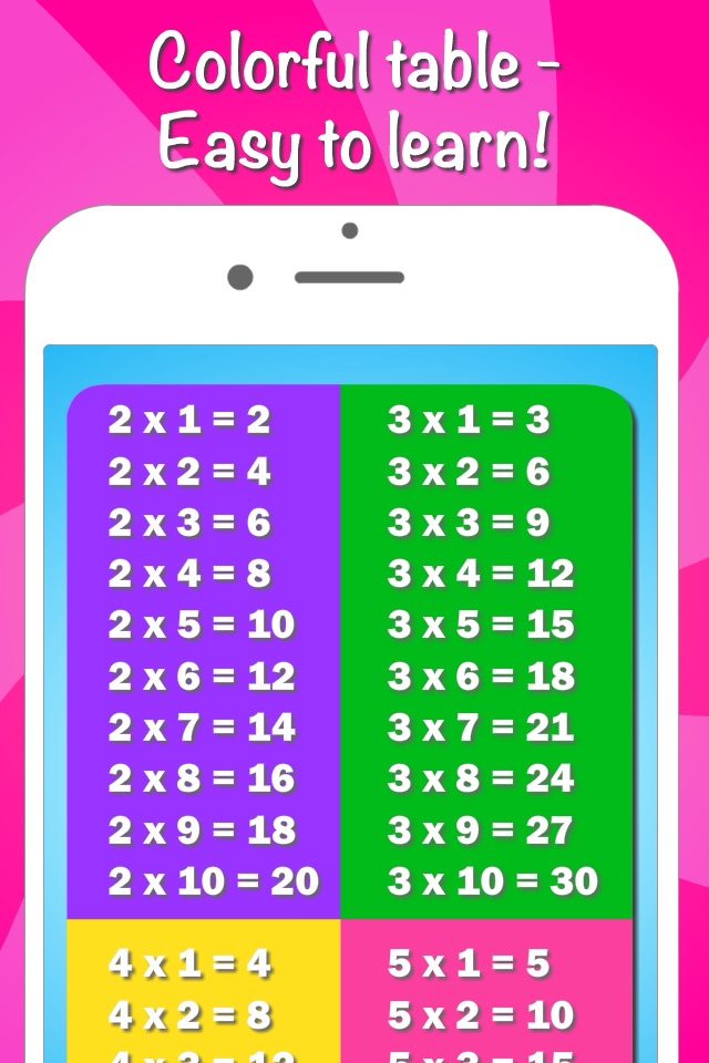 Icy Math Free - Multiplication times table for kids screenshot 4