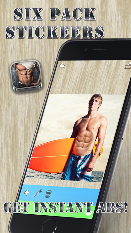 Six Pack Stickers - Fitness Photo Editor and Muscular Abs Camera for Perfect Gym Body