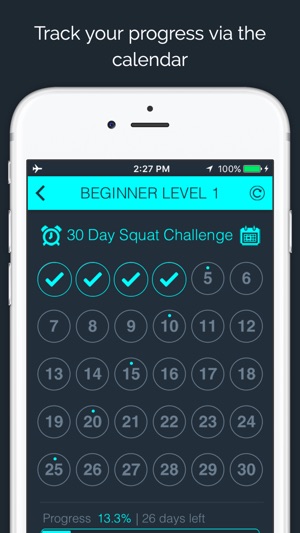 30 Day - Squat Challenge截图