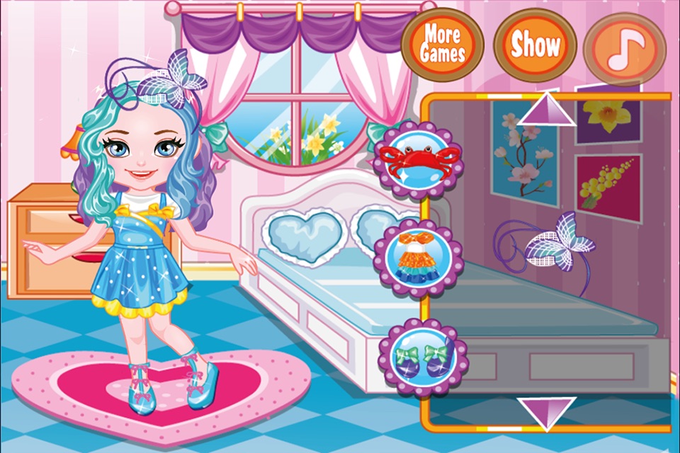公主化妆游戏：美美公主夏目的杂货店小店 昭和的美丽日记物语 screenshot 2