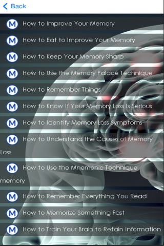Memory Techniques - Learn How to Improve Memory screenshot 4