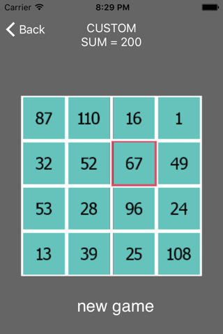 Sum Square Puzzle screenshot 3