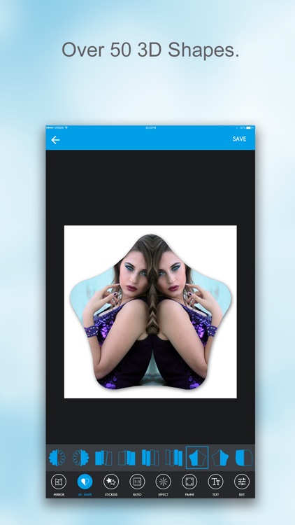 Mirror Photo Editor : Reflection Filters for 3D Image & Photo Collage & Photo Grid screenshot-4