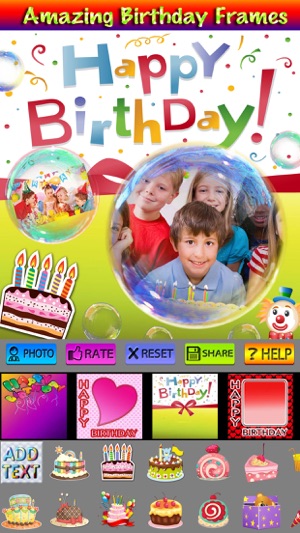 Birthday Frames plus Stickers(圖1)-速報App