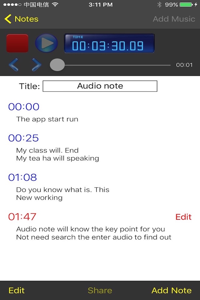 Meeting Lecture & Voice Audio Notes Record screenshot 3