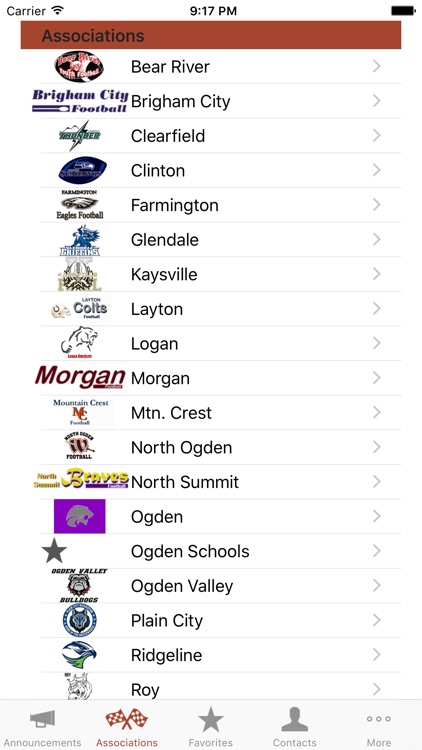 Wasatch Front Football League 2016