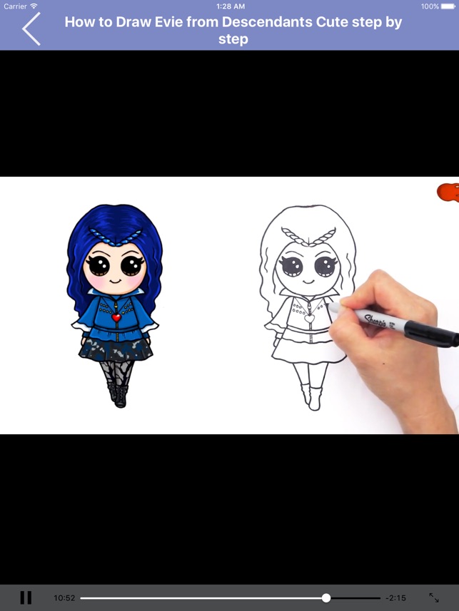 Learn How to Draw Cartoon Characters for iPad(圖3)-速報App