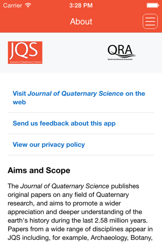 Journal of Quaternary Science screenshot 4