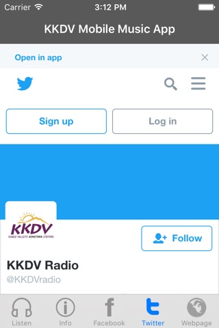 KKDV Mobile Music App screenshot 4