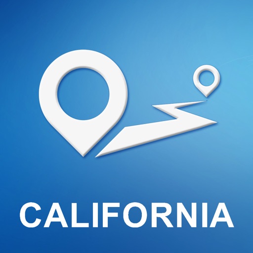 California, USA Offline GPS Navigation & Maps icon