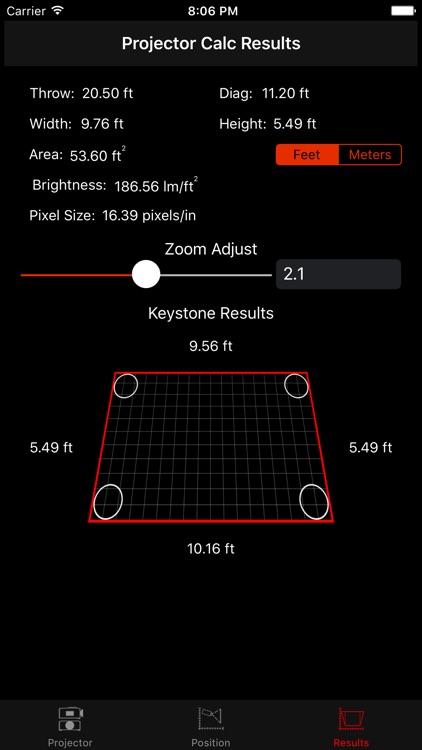 ProjectorCalc