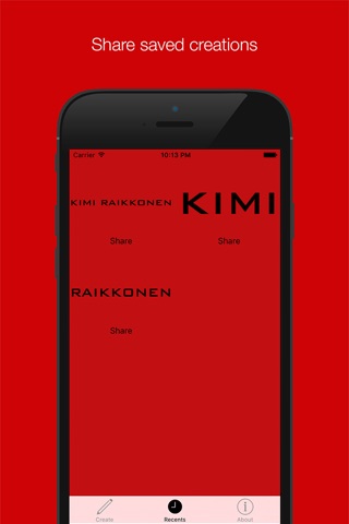 Raikkonen Text Creator screenshot 2