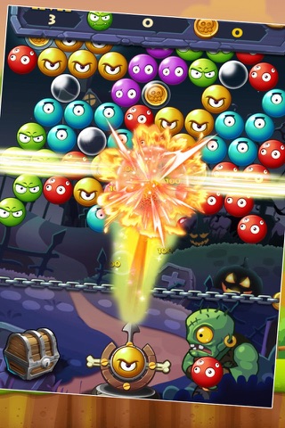 Zombie Bubble Shooter Blaster screenshot 3