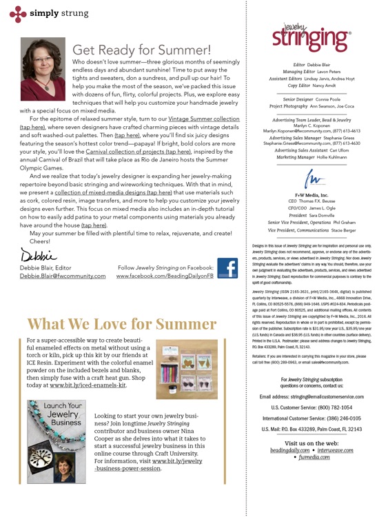 Jewelry Stringing Magazine