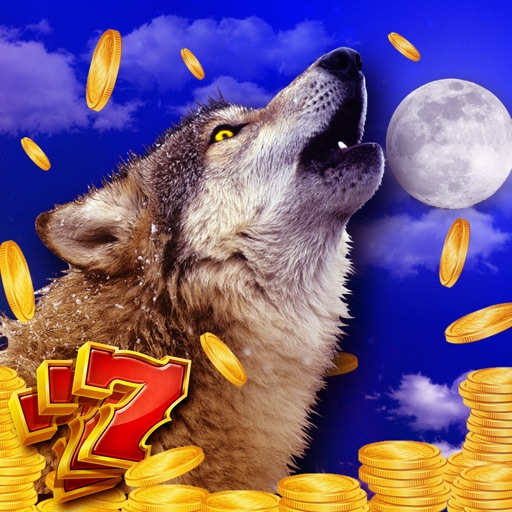 Howling Wolf Casino Slots in Vegas Lunar Moon iOS App